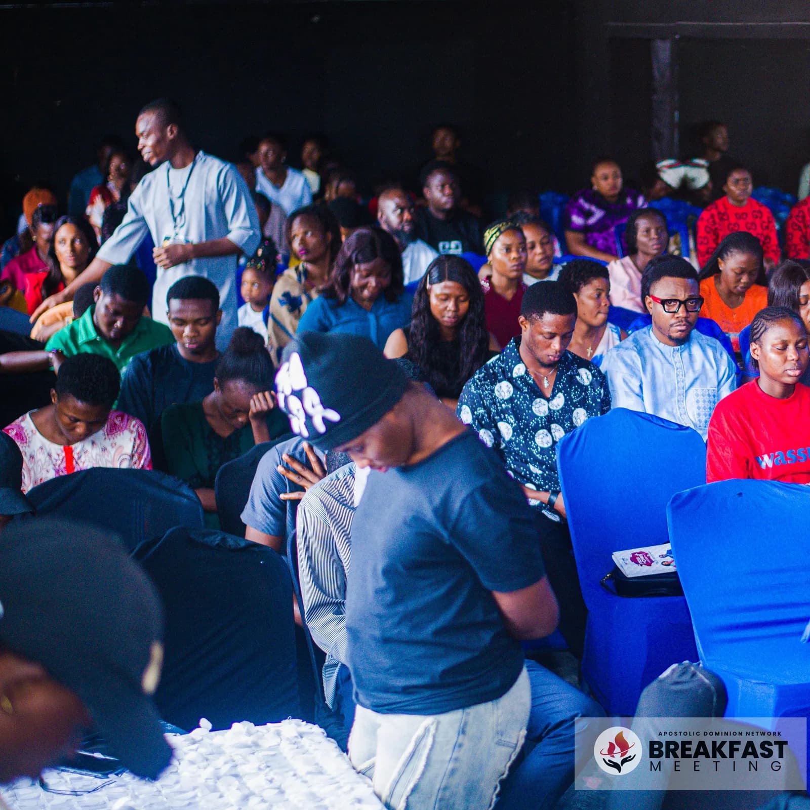 Congregation gathered indoors