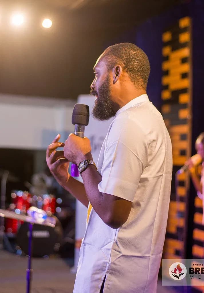 Pastor ministering