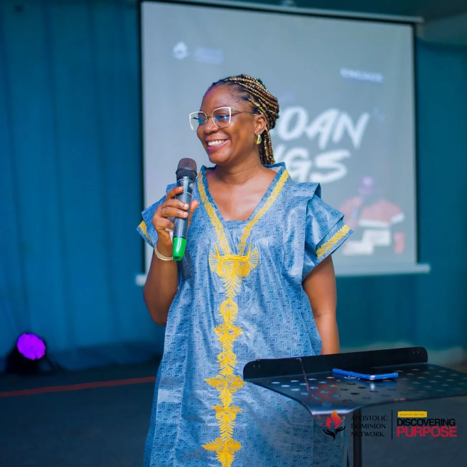 Pastor Joy O. Festus speaking